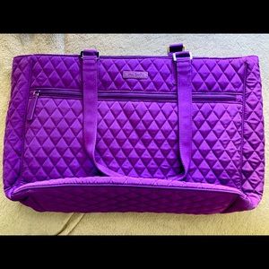Vera Bradley Laptop Totebag, Bright Purple